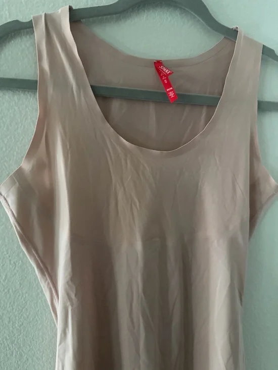 SPANX Women’s Scoop Neck Tank Top - Dusty Rose - Picture 5 of 6